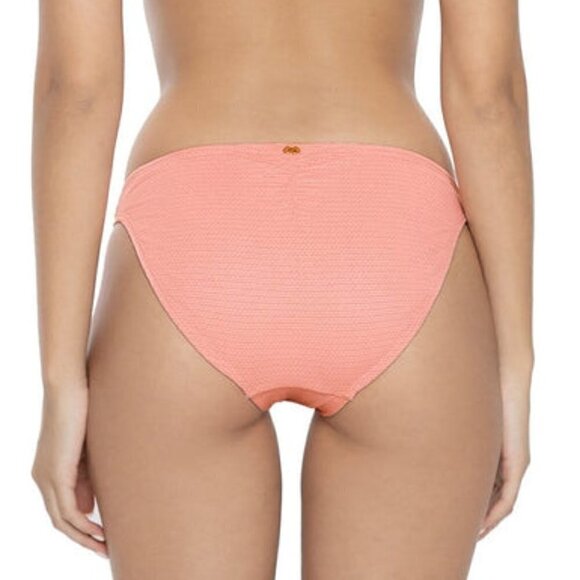 New Pilyq Coral Coast Basic Ruched Full Bottoms Size Small - Picture 6 of 15
